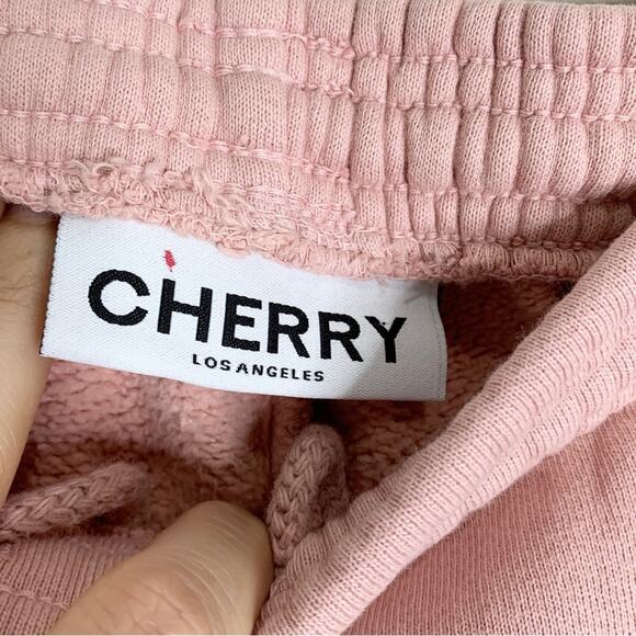 Cherry LA Valentine’s Day Sweatpants (Sz M) Limited Edition Fleece Blush Pink - Picture 12 of 15